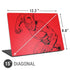 DC Comics The Flash Comic Pop Universal Laptop 15in (12.2 x 8.8in) Skin